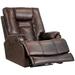Power Recliner in Leather with Zero Gravity Design and Adjustable Headrest