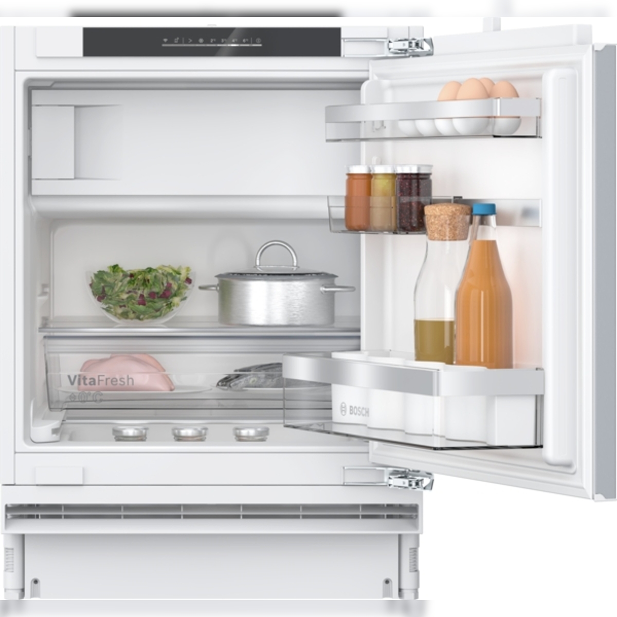 Bosch Serie 6 KUL22ADD0 Unterbau-Kühlschrank mit Gefrierfach, 82 x 60 cm, Flachscharnier mit Softeinzug Image