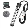 2500W Immersion Heater Pool Heater Automatic Timer Safe Pool Heating Immersion Heater Perfect for