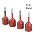 4pcs Premium Diamond Drill Bit For Tile Hole Saw Ceramic Granite Drill Bits M14 6mm Quick-fast HEX