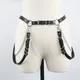 SFP-Lingerie sexy en cuir PU pour femmes soutien-gorge jarretière string sous-vêtements ceinture