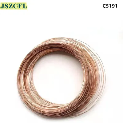 2M C5191 Phosphor Bronze Wire Diameter 0.05/0.1/0.2/0.3/0.4/0.5/0.6/0.8/1/1.5/2/3/4mm phosphorous