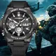 2024 LIGE Luxury Mens Sport Watch Military Waterproof Digital Alarm Chronograph Quartz Wristwatches