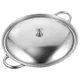 Cooking Pot Stainless Steel Pot Cooking Pan Cooking Pot Portable Cooking Pan with Lid