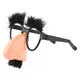 Lunettes de déguisement drôles pour fête d'Halloween accessoires photo déguisement de farce grand