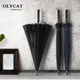 OLYCAT-Large Rain Umbrella for Men and Women Windproof Male Walking Stick Golf Umbrella Cane