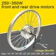 36v48v250w350w modification electric power assisted Electric Bike Motor wheel front wheel motor