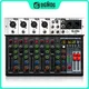 Professional 6 channel DJ Mixer DGNOG UR06 USB Audio Mixing console Music Studio 16 DSP Effect Sound