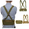 Tactical Molle Waist Belt Outdoor Hunting Military Padded Waist Belt Combat Patrol Belt Nylon