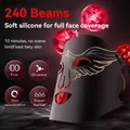 Masque de Thérapie à la Lumière Rouge LED Anti-âge Souple et Flexible Soins de la Peau 4