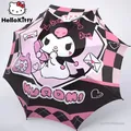 Sanrio Kuromi Automatic Umbrella Korean Student Rain And Sunshine Dual Use Folding Umbrellas Female