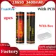 TrustFire – Batteries lithium-ion rechargeables 2 pièces 100% V 3.7 mAh 18650 mAh 2400mAh