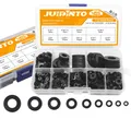 JUIDINTO-Rondelles Plates en Nylon et Plastique Kit de Vis Noir et Blanc M2 M2.5 M3 figuré M5