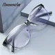 Iboode – lunettes de lecture en acier inoxydable pour hommes et femmes verres optiques pour