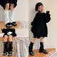 Kids Leg Warmers for Autumn Spring LolitaStyle Girls Knee High Socks Bells Bottom Leg Covers Knit