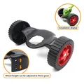 1 PC Detachable Bilateral Wheel For Electric Grass Trimmer Auxiliary Tool Lawn Mower Wheels Power