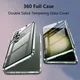 Coque intégrale 360 ° pour Samsung Galaxy S23 S24 Ultra 23 S 24 Plus double face absorption