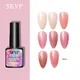 SKVP 8ml Pink Matte UV Gel Nail Polish Peach Color Matte Top Coat Soak Off Nail Art Gel Varnish
