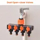 Garden Hose Pipe Splitter Water Connector 4 Way Tap Connector Irrigation Connection Device Plastic