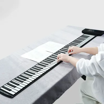 Piano électronique numérique enroulable 88 touches charge MIDI et USB clavier portable flexible