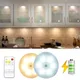 Magnetic Wireless Under Cabinet Kitchen Light USB Rechargeable Pir Motion Sensor Night Lamp with