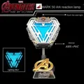 Marvel Avengers 4 Iron Man Mk50 Reactor 1:1 Wearable Chest Light Arc Reactor Tony Stark Heart Of