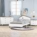 BOSTINS 3 Piece Bedroom Set Wood in Gray/White | 36.1 H x 41.9 W x 82.4 D in | Wayfair DA24TY0226-HL000022AAK