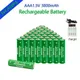 Alkaline aaa rechargeable battery aaa 1.5V 3800mAh alkaline rechargeable battery clock toy camera