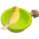 Budgies Canary Cage Accessories Plastic Pet Shower Perch Stand Birdbath Bathing Box Bird Bath Cage