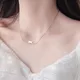 Korean Fashion Necklace Jewelry Cute Collarbone Chain Kitten Necklace Statement Necklace Women