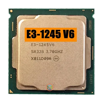 Xeon E3-1245V6 3.70GHZ façades-Core 8MB E3-1245 V6 LIncome 1151 14nm 73W E3 1245V6 livraison