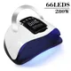 Nail Lamp LED UV Lamp For Nails 66LEDs Nail Drying Lamp For Manicure With Smart Sensor Nail Polish