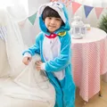 Kids Pajama Animal Onsie Children's Sleepwear Doraemon Kumamon Cat Pijamas Girl Boy Nightgown Anime