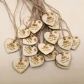 Custom save the date Wooden Tags Personalized wedding favor tags rustic Bridal Shower Favor Tags