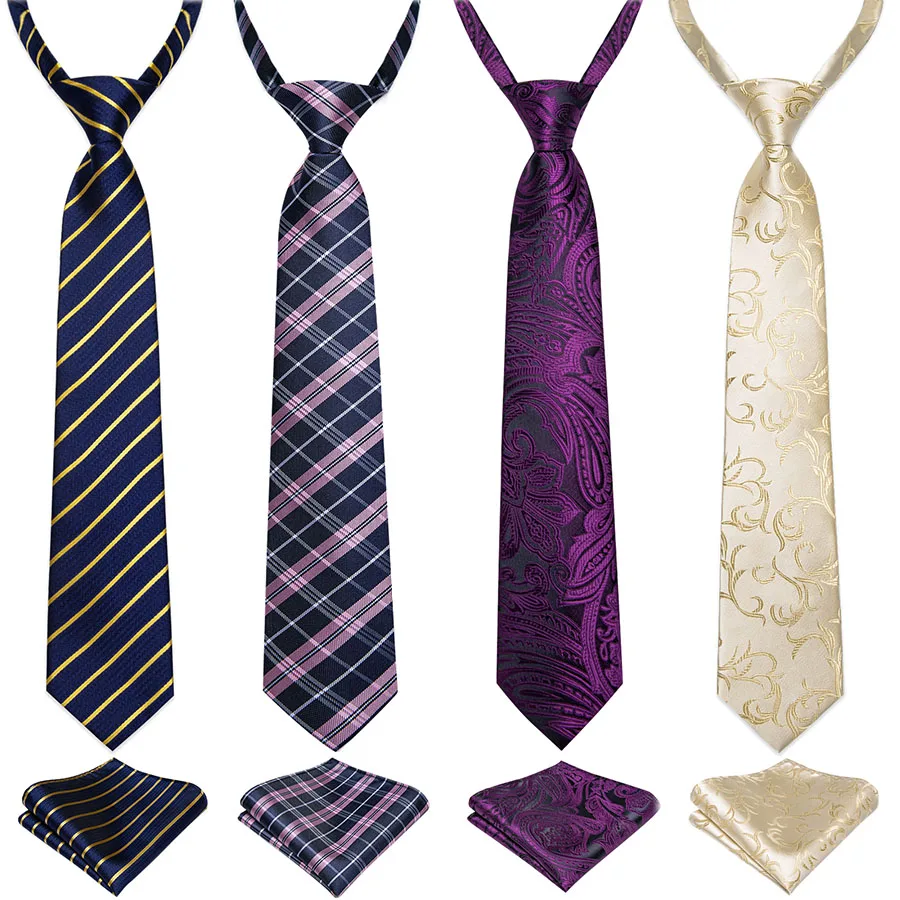 38*6cm Kinder kleine Krawatte Mode Schule dünne Krawatte leicht zu tragen einfache faule schlanke Schüler Krawatte Image