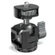 Metal Mini Ball Head Panoramic Tripod Head + Cold Shoe Mount Adapter for DSLR Camera Tripod Tablet