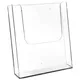 Transparent Acrylic Single-Layer Wall-Mounted Folder Plastic Shelf File Rack A5 Office Data Storage