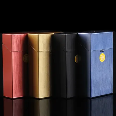 Long Cigarette Box Case Holder Tobacco Cigar Cigarette Storage Box Container Smoking Cigarette Case Holder Box Container