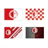 3x5 Ft Tschechische Republik SK Slavia Praha Fotbal Flagge für Decor