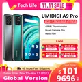 Umidigi a9 pro android smartphone entsperrt 48mp quad kamera 6gb 128gb helio p60 6.3 "fhd globale