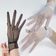 Mode Netz handschuhe Frauen Sommer UV-Proof Fahr handschuh Mesh Netz handschuhe schwarz weiß Nylon