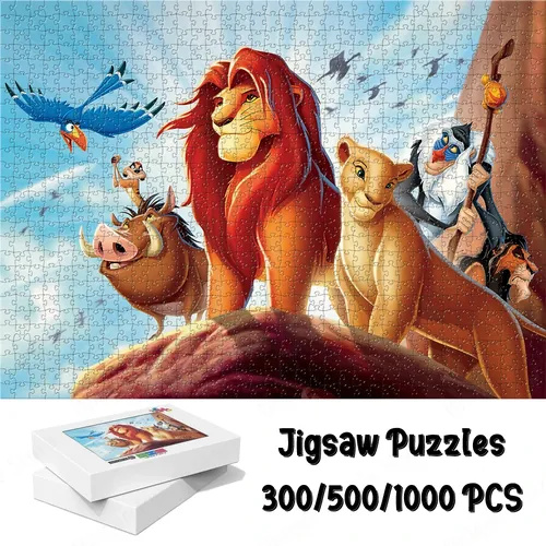 Disney Serie Puzzles Der König Der Löwen Zeichen Spiele Puzzles Klassische Cartoon Mufasa Sarabi