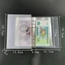 100 pz/set Paper Money Album Bill Protector lastra titolare banconote banconote banconote timbro