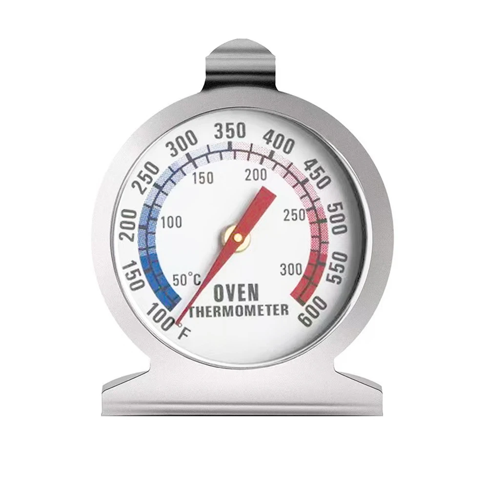 50 ° C~300 ° C/100 ° F~600 ° F Edelstahl Ofenthermometer Küche Essen Mini Zifferblatt Stand Up Temperaturmesser Backwerkzeug Image