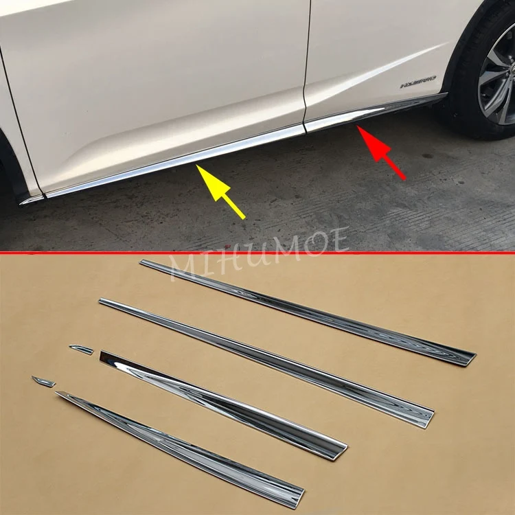 Chrom-Türkörperverkleidung für Lexus RX200t RX300 RX350 RX450h 2016 2017 2018 2019 2020 2021 2022 Formabdeckungszubehör Image