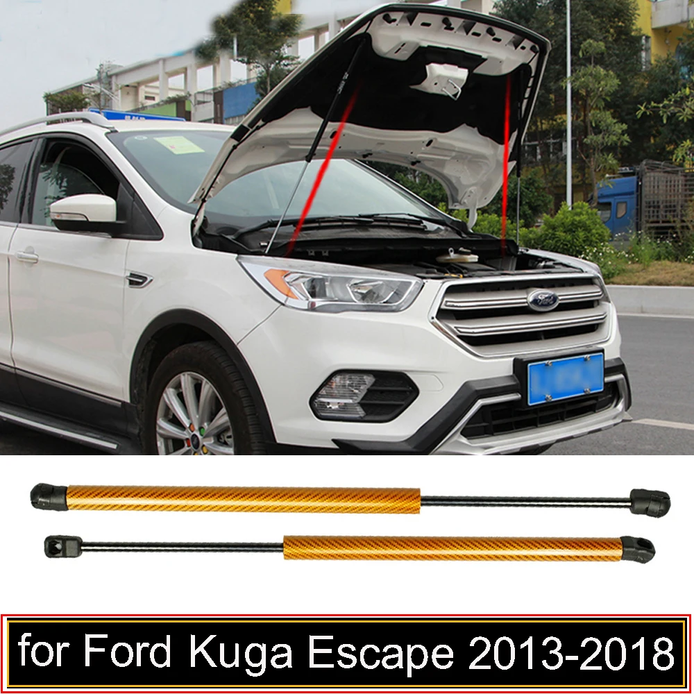 Per Ford Kuga Ford Escape 2013-2018 Cofano anteriore Modifica Ammortizzatori a gas Ascensore Molle di supporto Ammortizzatore idraulico Prop Aste Pistone