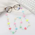 Kunststoff band Brillen Zubehör Perlen Regenbogen Herz Schmetterling Maske Seil Brille Seil Brille