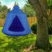 Pirecart Kid Portable Indoor/Outdoor Nylon Hanging Play Tent Nylon in Blue | 45 H x 44 W x 44 D in | Wayfair tent-blue
