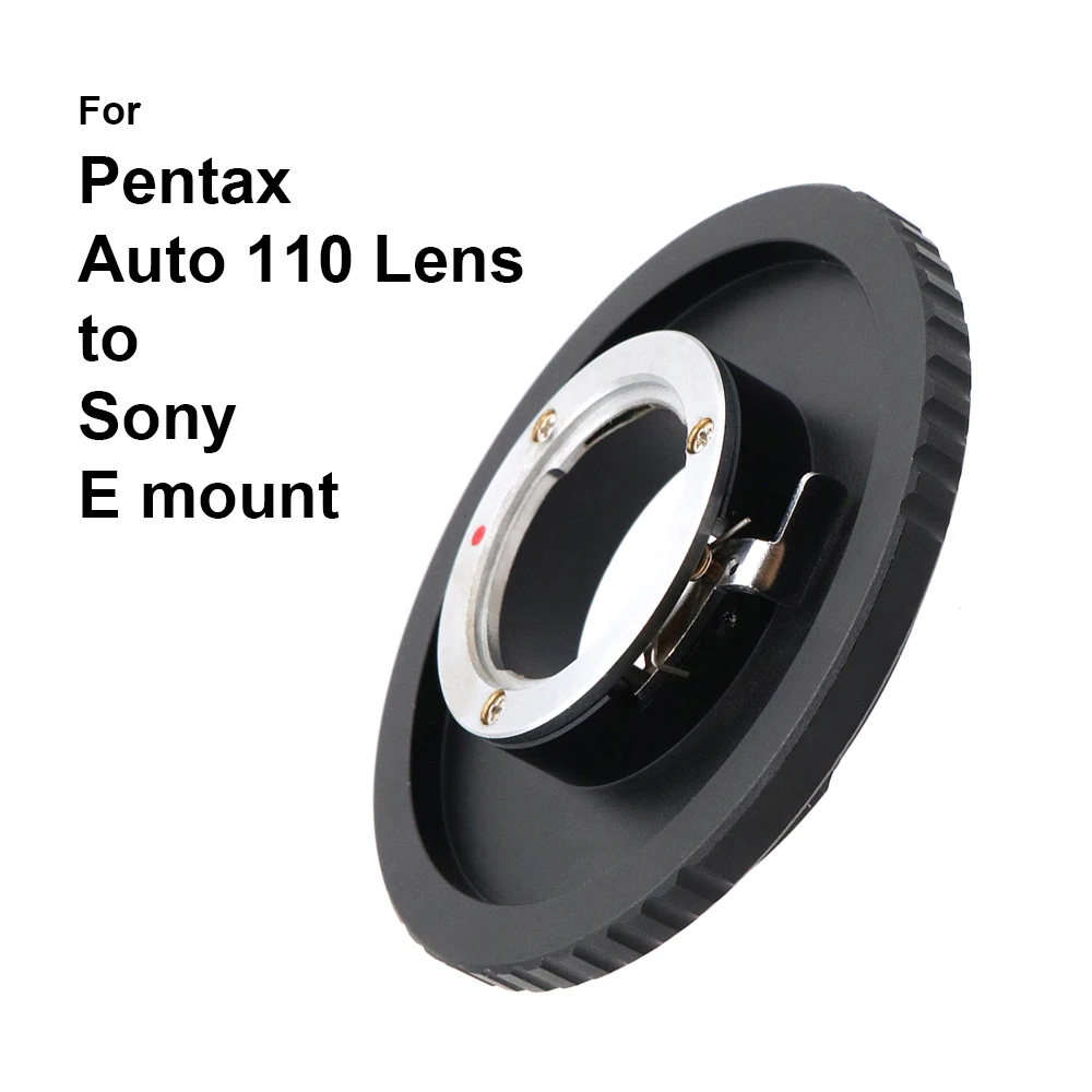 Für Pentax Auto 110 - Sony E / FE Mount Adapter Ring PTX110-NEX Für Pentax Auto 110 Objektiv und Sony E Mount Kamera A7, a9, A1,ZV-E Image