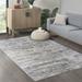 Blue/Gray 0.5 in Area Rug - Madison Park Harley Abstract Area Rug Polyester/Polypropylene | 0.5 D in | Wayfair MP35-7581